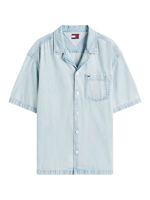 Camicia in denim chiaro di cotone Tommy Jeans | DM0DM217281AB